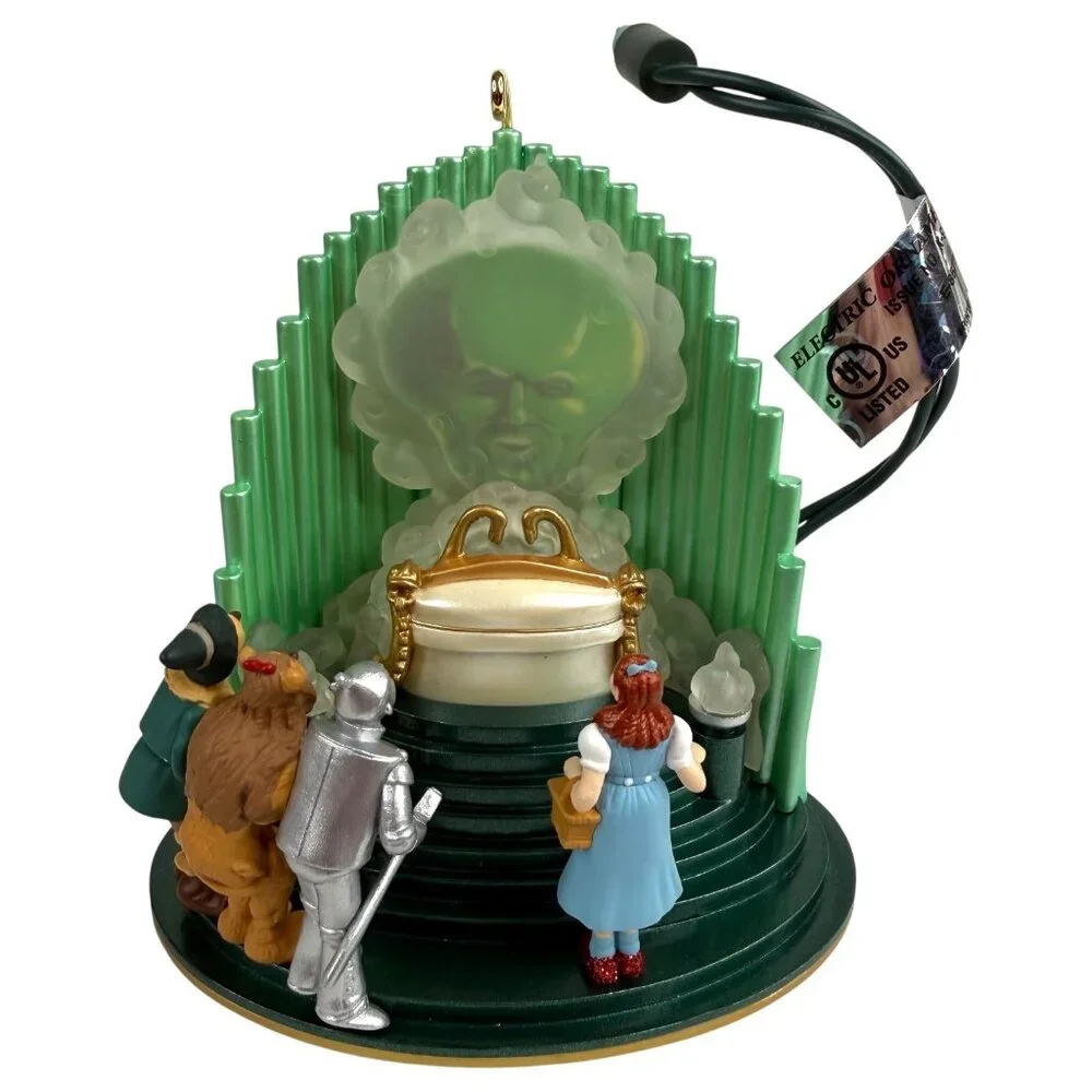 2000 Hallmark Keepsake Christmas Ornament The‎ Great Wizard Of Oz Voice & Lights